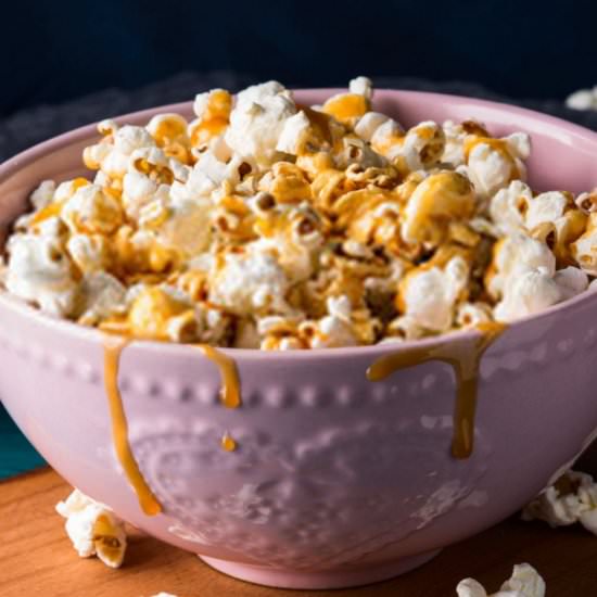 Salted Caramel Popcorn - Recipe photo by TheRecipeFairy