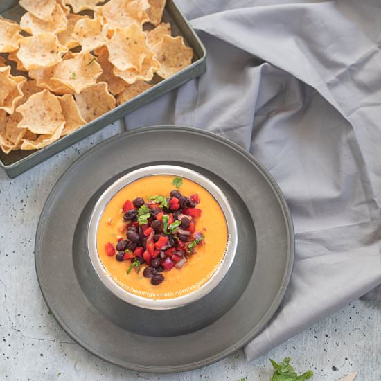 Vegan Cowboy Queso - Recipe photo by healingtomato