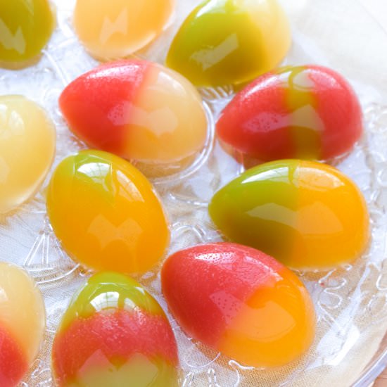 Vegan Jello Easter Eggs - Recipe photo by instantveg