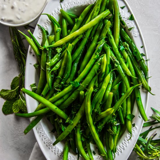 Chilled Haricot Verts - Recipe photo by apleasantlittlekitchen