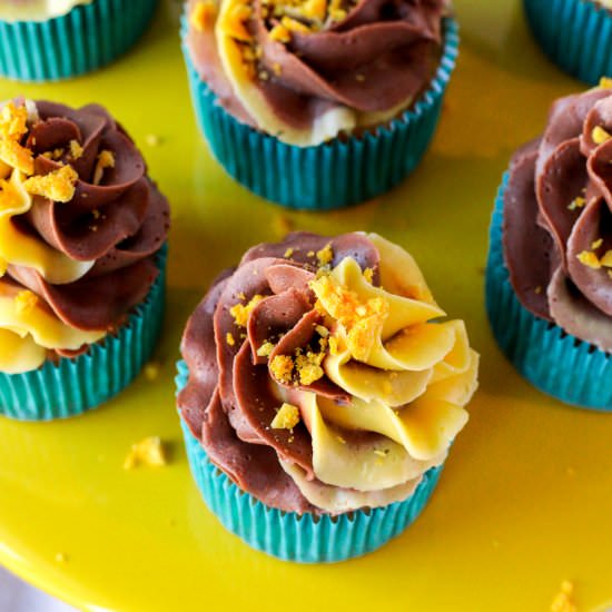 Chocolate and Honey Cupcakes - Recipe photo by Bakes and Blunders