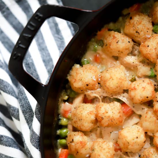 Chicken (tater) Tot Pie - Recipe photo by FunnyLoveLindsay