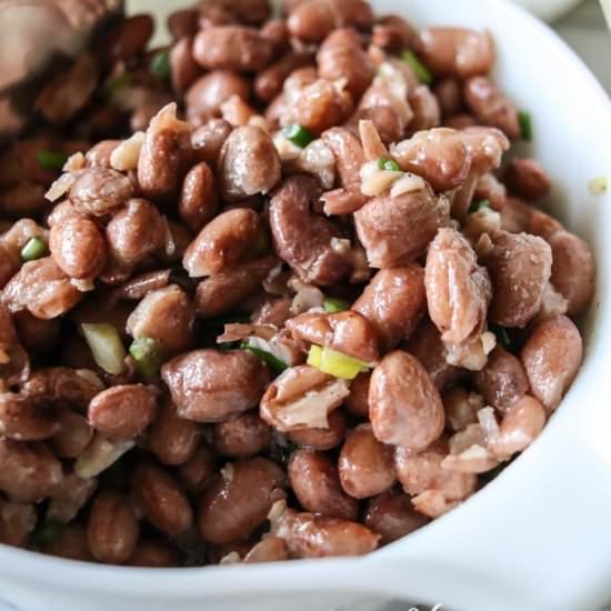 Simple & Tasty Romano Bean Salad - Recipe photo by sustain my cooking habit