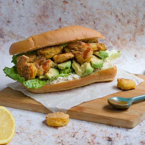 Shrimp avocado crab mayo sandwich - Recipe photo by cherryonmysundae