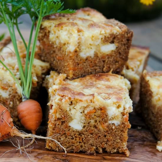Carrot Cake Bars - Recipe photo by Everyday Gourmet with Blakely