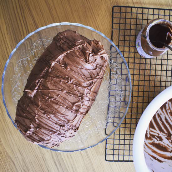 Nutella Loaf Cake - Recipe photo by donnadundasblog