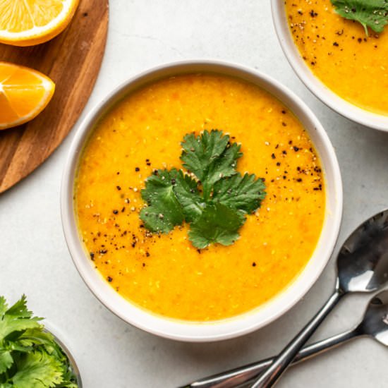 Feel-Good Red Lentil Soup - Recipe photo by from my bowl