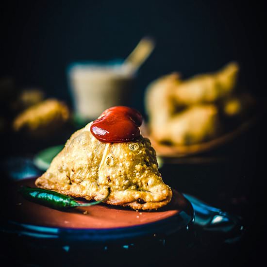 Samosa Recipe - Recipe photo by Anu@MyGingerGarlicKitchen