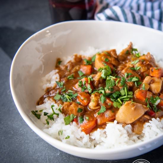Beer Chicken Étouffée - Recipe photo by TheBeeroness