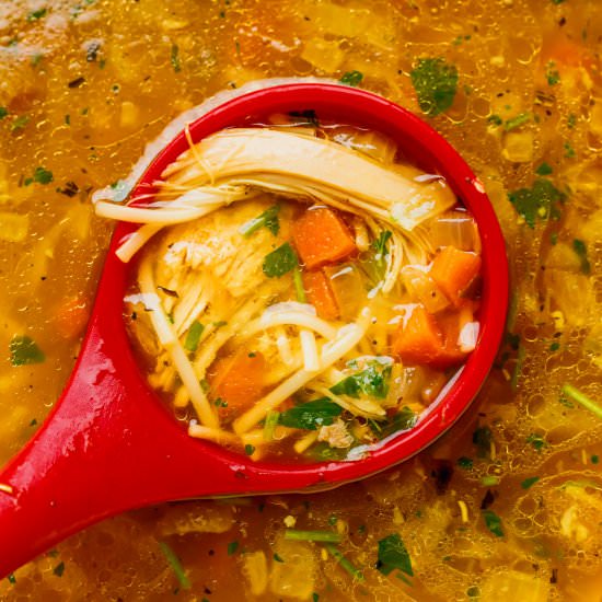 Chicken Noodle Soup Recipe - Recipe photo by MunchkinTime