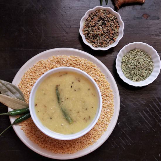Yellow Lentil Dahl Recipe - Recipe photo by speakingaloud
