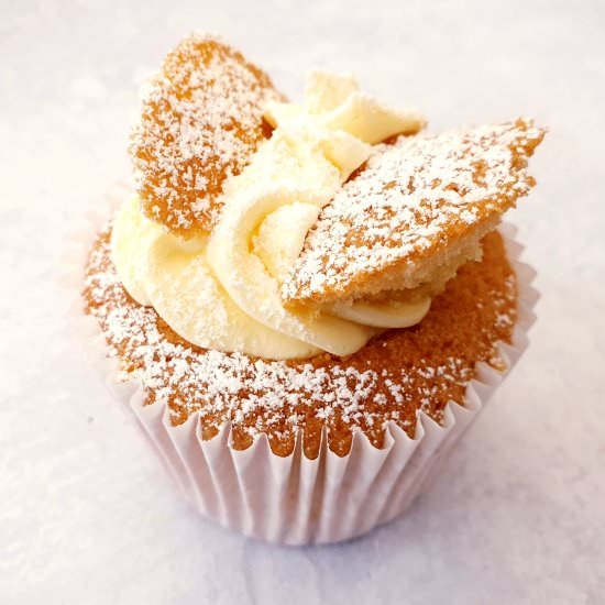Vanilla Butterfly Fairy Cakes - Recipe photo by FeastGloriousFeast