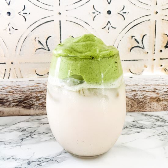 Whipped Matcha Dalgona - Recipe photo by girlaboutgreens