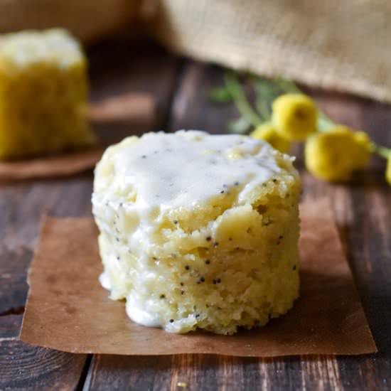 Lemon Poppy Seed Baby Cakes - Recipe photo by avipie