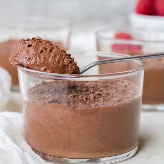 Vegan chocolate mousse - Recipe photo by lifestyleofafoodie