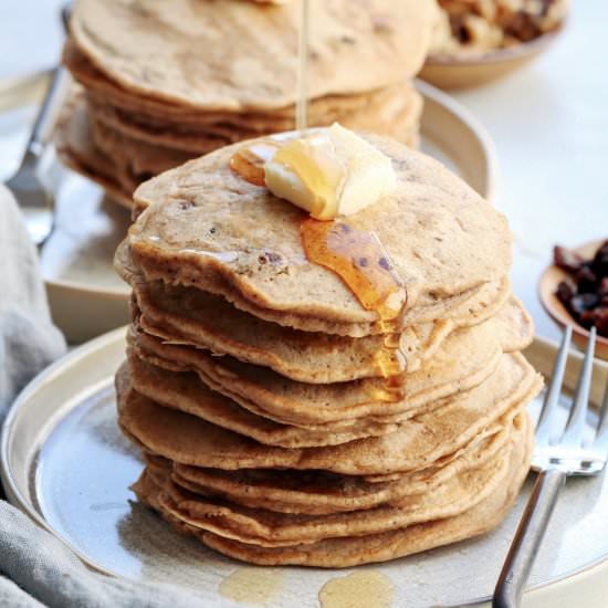 carrot cake pancakes - Recipe photo by Caits Plate
