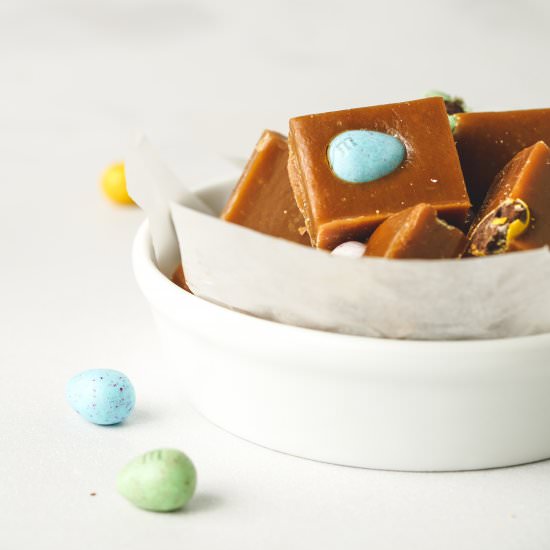 Mini Egg Butter Toffee - Recipe photo by ClaytonsCookbook