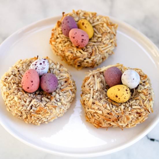 Gluten Free Cookie Easter Nests - Recipe photo by itsnotcomplicatedrecipes
