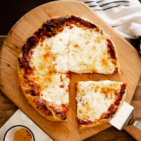 Cast Iron Skillet Pizza - Recipe photo by josieandnina