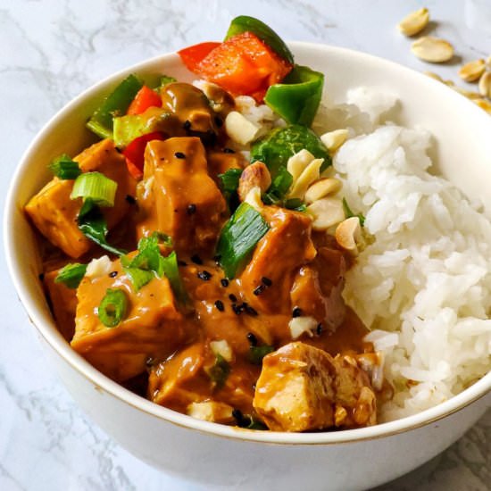 Peanut butter tofu - Recipe photo by greenbowl2soul