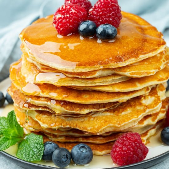 Cracker Barrel Pancakes - Recipe photo by TheRecipeFairy