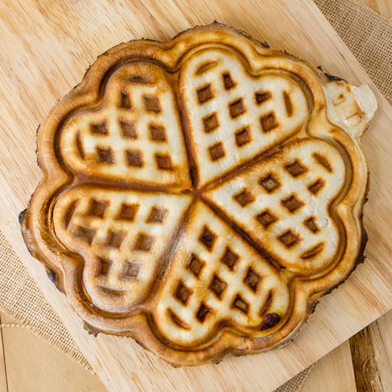 Waffle Iron Stuffed Pizza - Recipe photo by dwayland