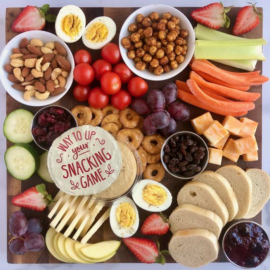 How To Build Your Own Snack Board - Recipe photo by cheerfulchoices
