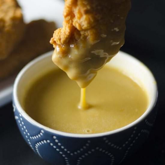 30 Second Honey Mustard Sauce - Recipe photo by crunchyfrugalista