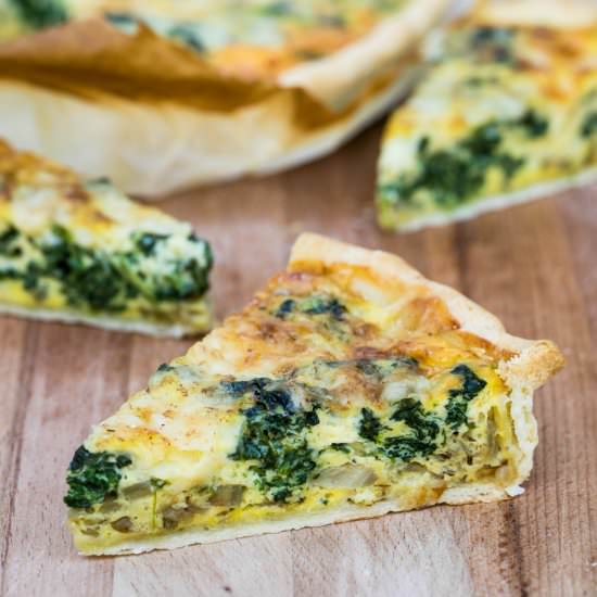 Quiche Florentine - Recipe photo by Chef Molly