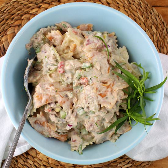 Tuna Tarragon Pasta Salad - Recipe photo by PalatablePastime