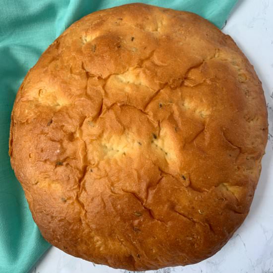 Fennel Bread - Recipe photo by Red Fermented Grapes