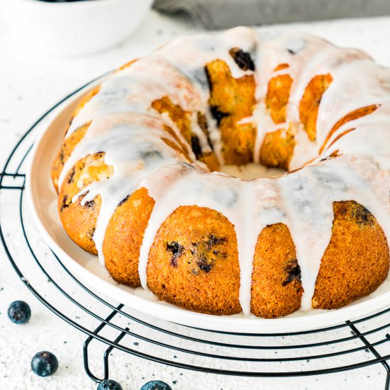 Eggless Lemon Blueberry Cake - Recipe photo by Mommys Home Cooking