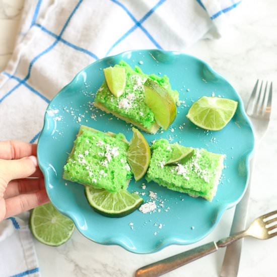 Gluten-Free Lime Bars - Recipe photo by BlessHerHeartYall