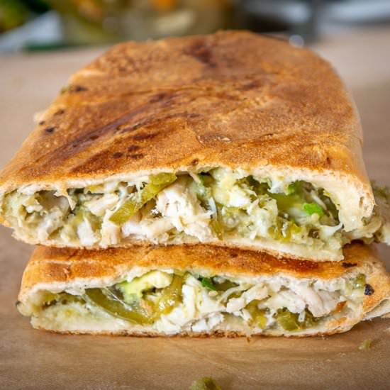 Chicken Chile Verde Tortas - Recipe photo by MexicanPlease