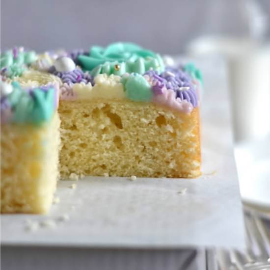 Homemade Vanilla Snack Cake - Recipe photo by TwoSugarBugs