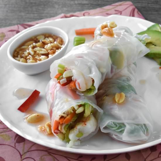 Vietnamese rice rolls - Recipe photo by Exquisit