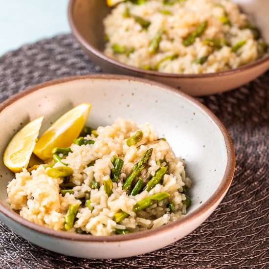 Asparagus Risotto - Recipe photo by sidewalkshoes