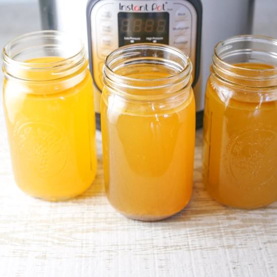 Instant Pot Chicken Stock - Recipe photo by Tastefulventure