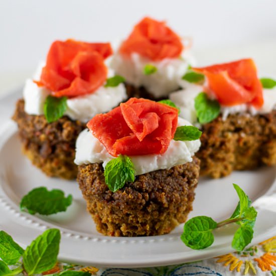 Chickpea-Apple Carrot Muffins - Recipe photo by a meal in mind