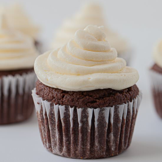 Keto Chocolate Cupcakes - Recipe photo by thymeandjoy
