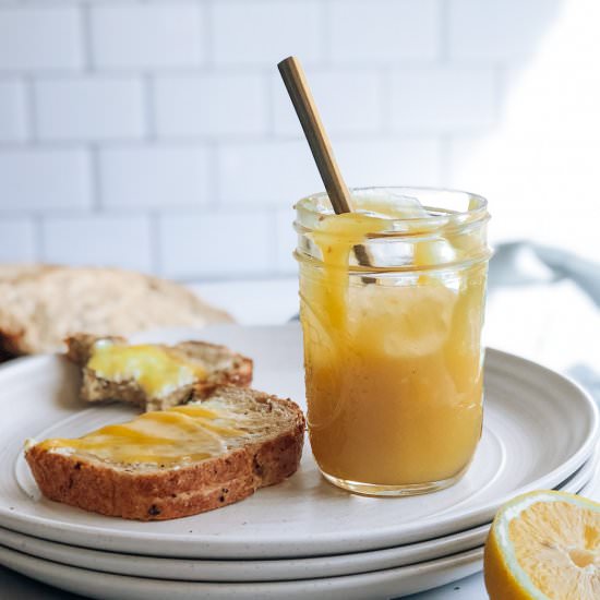 Small Batch Lemon Curd - Recipe photo by The Healthy Toast