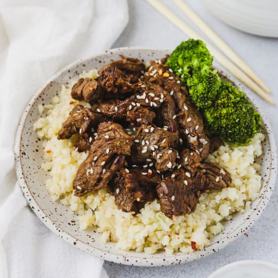 Low-Carb Beef Bulgogi - Recipe photo by StemandSpoon