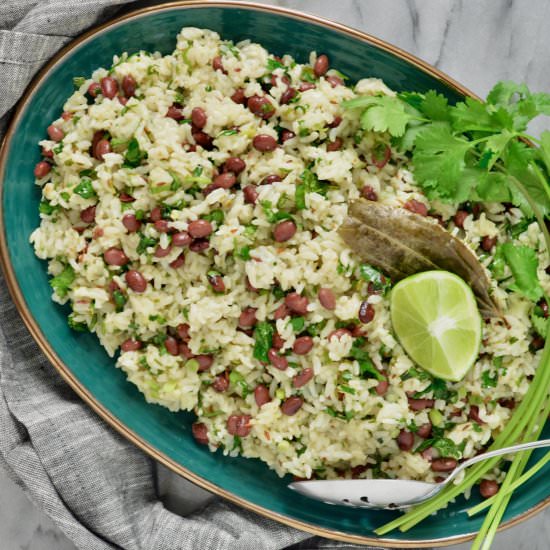 CILANTRO LIME RICE – IP - Recipe photo by myvegetarianroots