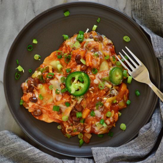 MEXICAN RAVIOLI BAKE - Recipe photo by myvegetarianroots