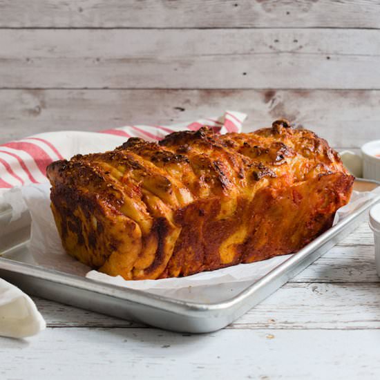 Pull apart pizza bread - Recipe photo by cherryonmysundae