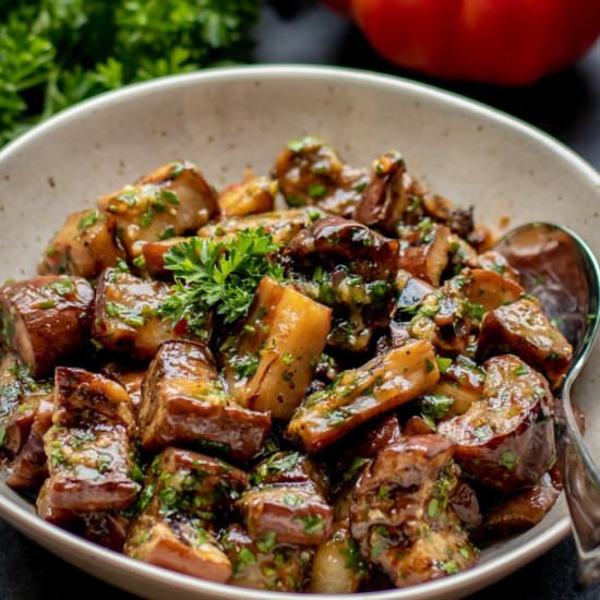 Grilled Eggplant - Recipe photo by letthebakingbegin