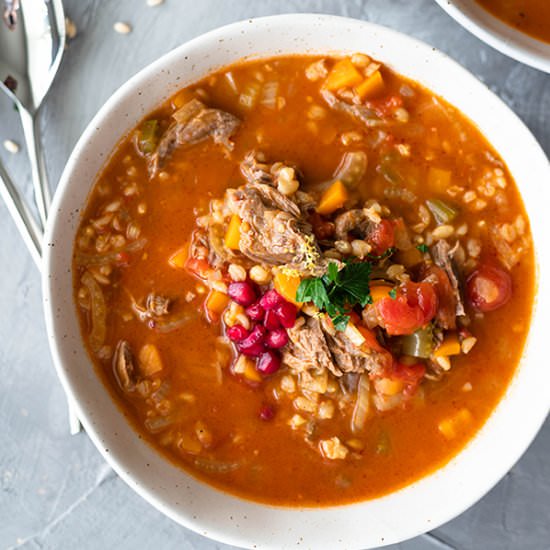 Lamb Shank Soup - Recipe photo by The Home Cooks Kitchen