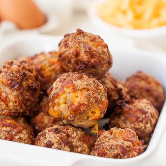 3 Ingredient AirFryer Sausage Balls - Recipe photo by thymeandjoy