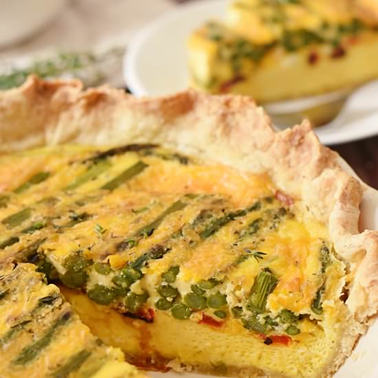 Asparagus Quiche - Recipe photo by Elke living