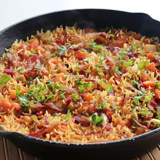 Veg Dum Biryani - Recipe photo by sandhiya